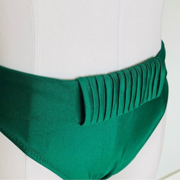 NWT Vintage 80’s green high waisted 2pc bikini - Picture 3 of 11